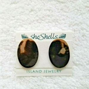 Tortise Pierced Earings Classic She Shell Jewelry